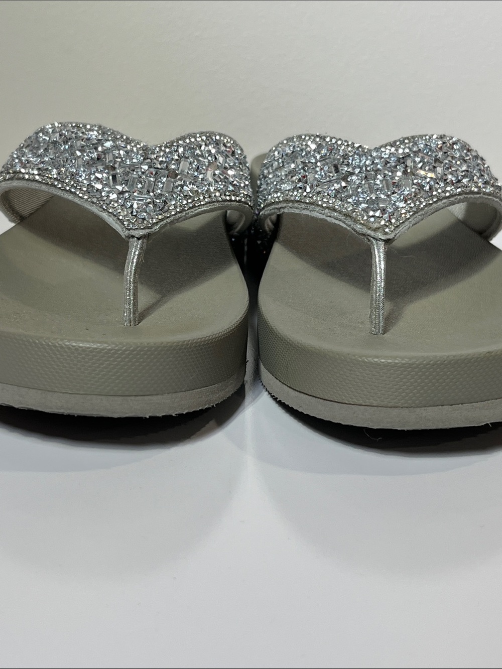 NWOT Sparkly Flip-Flop Platform Sandals Sz 8 - Picture 10 of 10